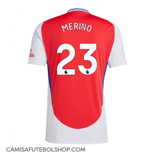 Camisa de time de futebol Arsenal Mikel Merino #23 Replicas 1º Equipamento 2024-25 Manga Curta